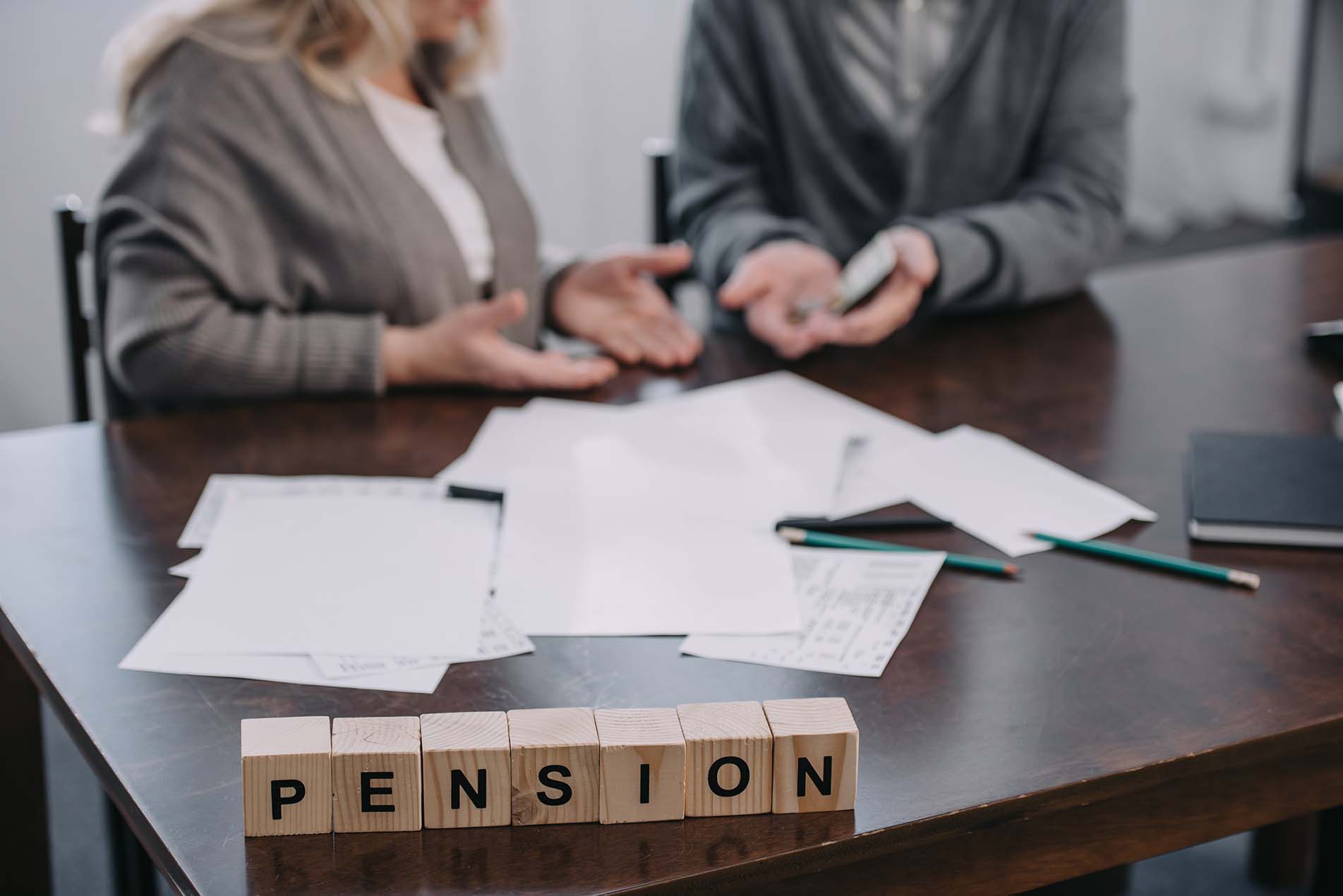 selective focus of word pension made of wooden b 2026 03 13 00 51 08 utc Home