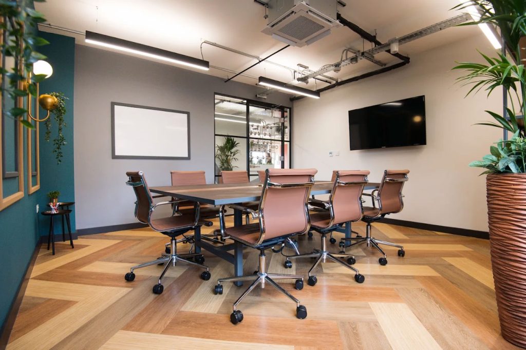 An image of the Sheffield meeting room.